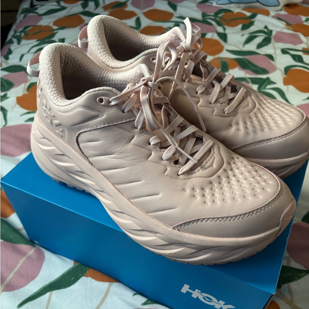 Hoka Women's Pink Waterproof Sneakers